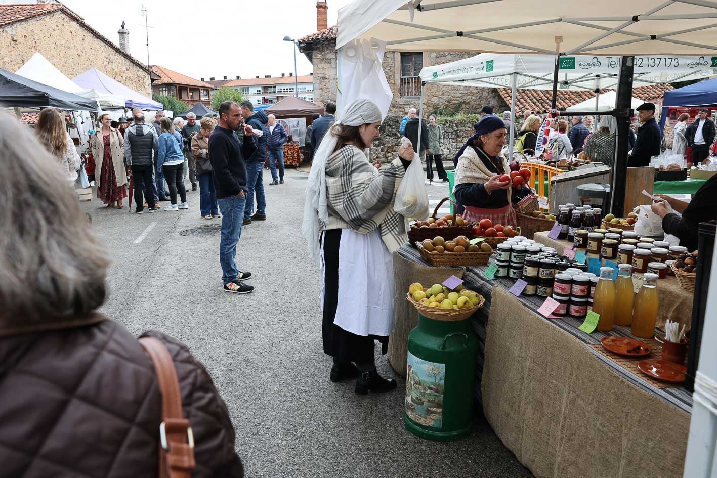 En el mercado agroalimentario de época hubo un poco de todo