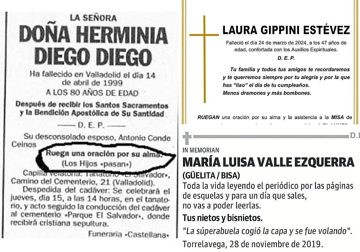 La esquela,el último comunicado oficial