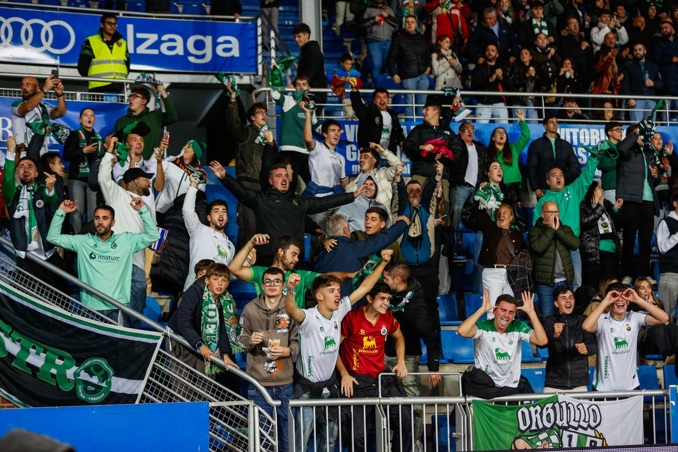 Verdiblancos en Mendizorroza