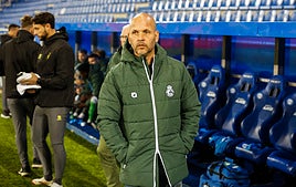 José Alberto durante el partido.