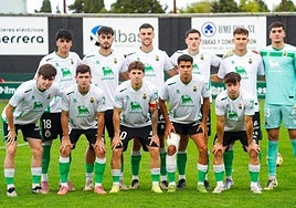 El once inicial que eligió Ezequiel Loza para disputar el encuentro ante el Bergantiños