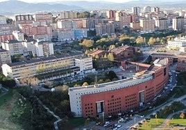 Fotografía aérea de la Universidad de Cantabria.