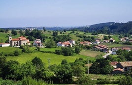 Pueblo de Gandarilla, por donde discurre una de las rutas.