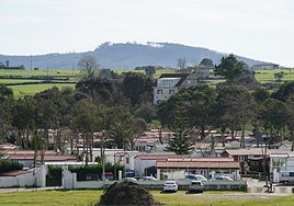 Vistas del camping Arenas de Ajo.