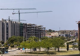 Nuevos bloques de edificios en el barrio de Nueva Montaña.