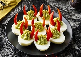 El emplatado es tan espectacular como digno de "dar miedo".