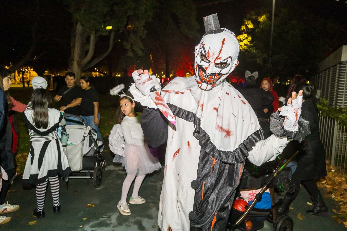 Algunos de los personajes más terroríficos de la noche., 