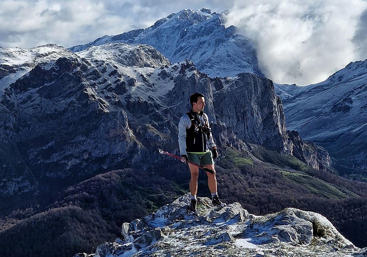 Uno de los entrenamientos de Javi Torcida en Picos de Europa.