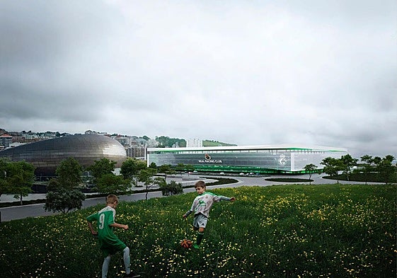 Recreación de la que sería nueva fachada oeste