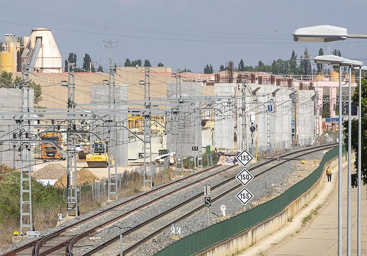 Imagen de uno de los tramos de red ferroviaria.