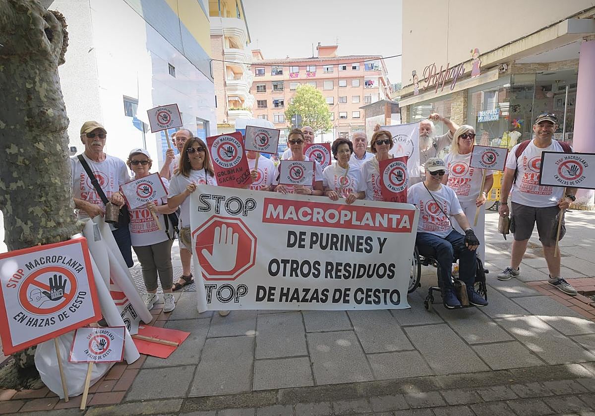Una de las protestas en contra del proyecto.