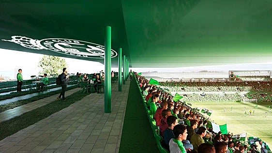 Una de las inforgrafías del plan director para unos nuevos Campos de Sport.