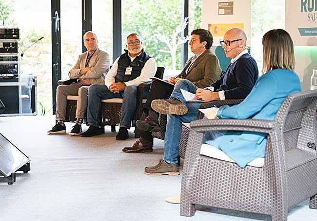 Ángel González, Carlos Micó, Bruno Sánchez-Briñas y Pedro González.