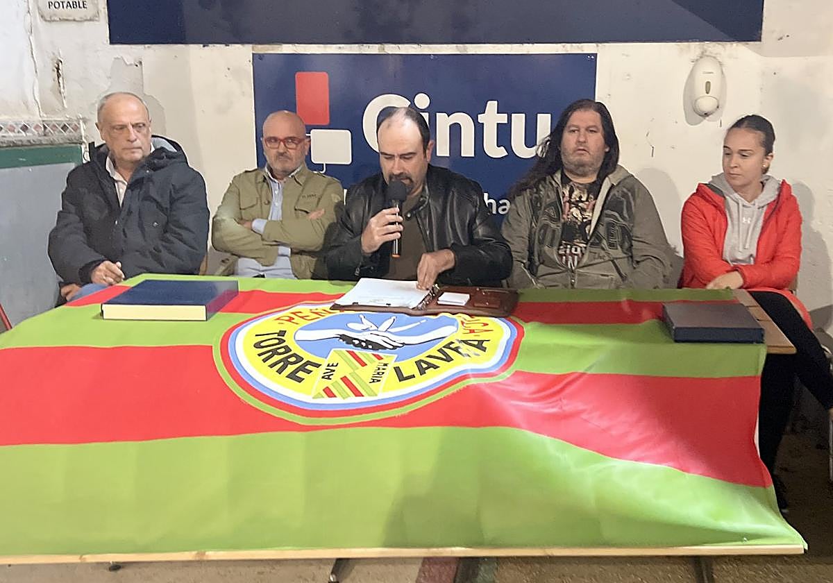 La junta directiva de la Bolística de Torrelavega.
