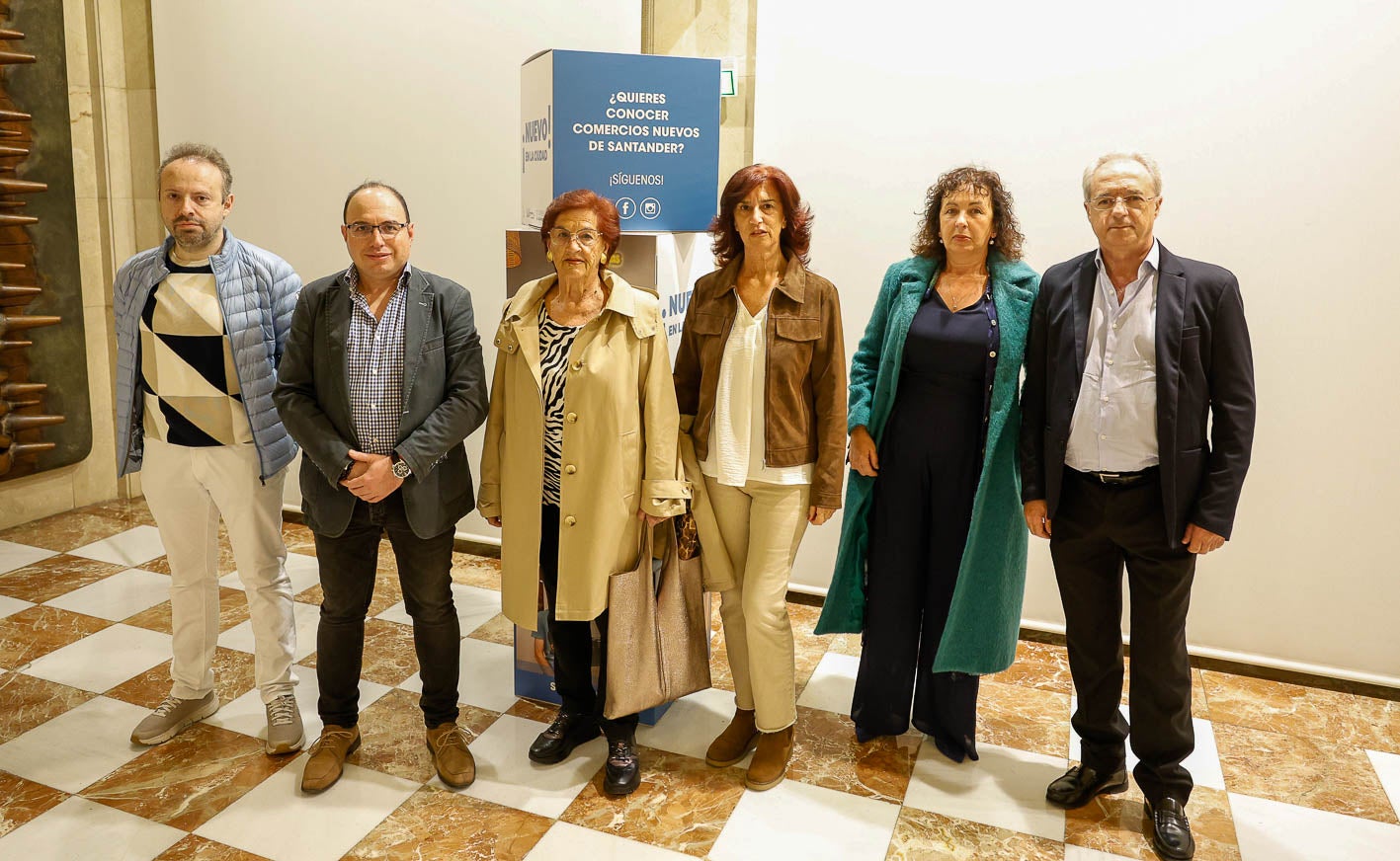 Sergio Pando, Gerardo Sadia, Julia Leal, Silvia Gómez Leal, Teresa Diego y Carlos de Santiago. 