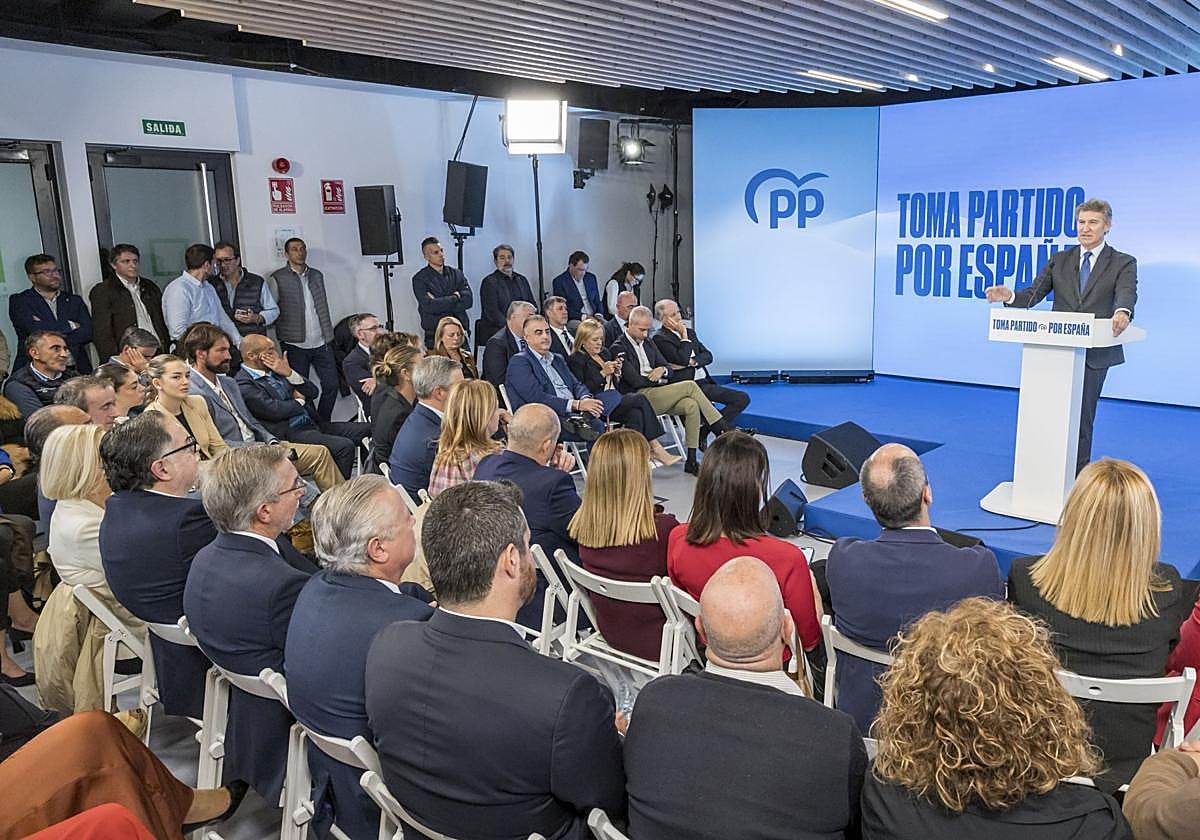 Feijóo en Santander