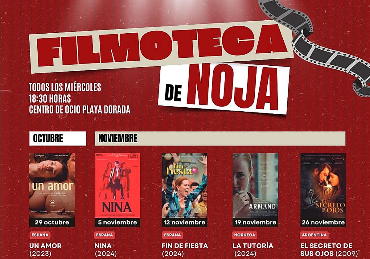Ciclo de sesiones de cine en Noja.