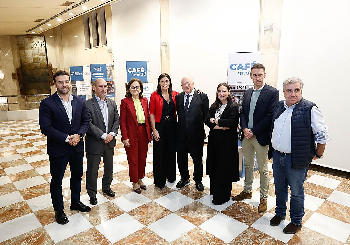 Los asistentes a la I Gala del Comercio de Santander