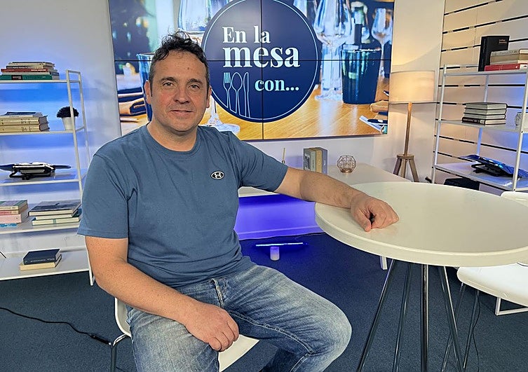 Toño Tresgallo, en las instalaciones de El Diario Montañés.