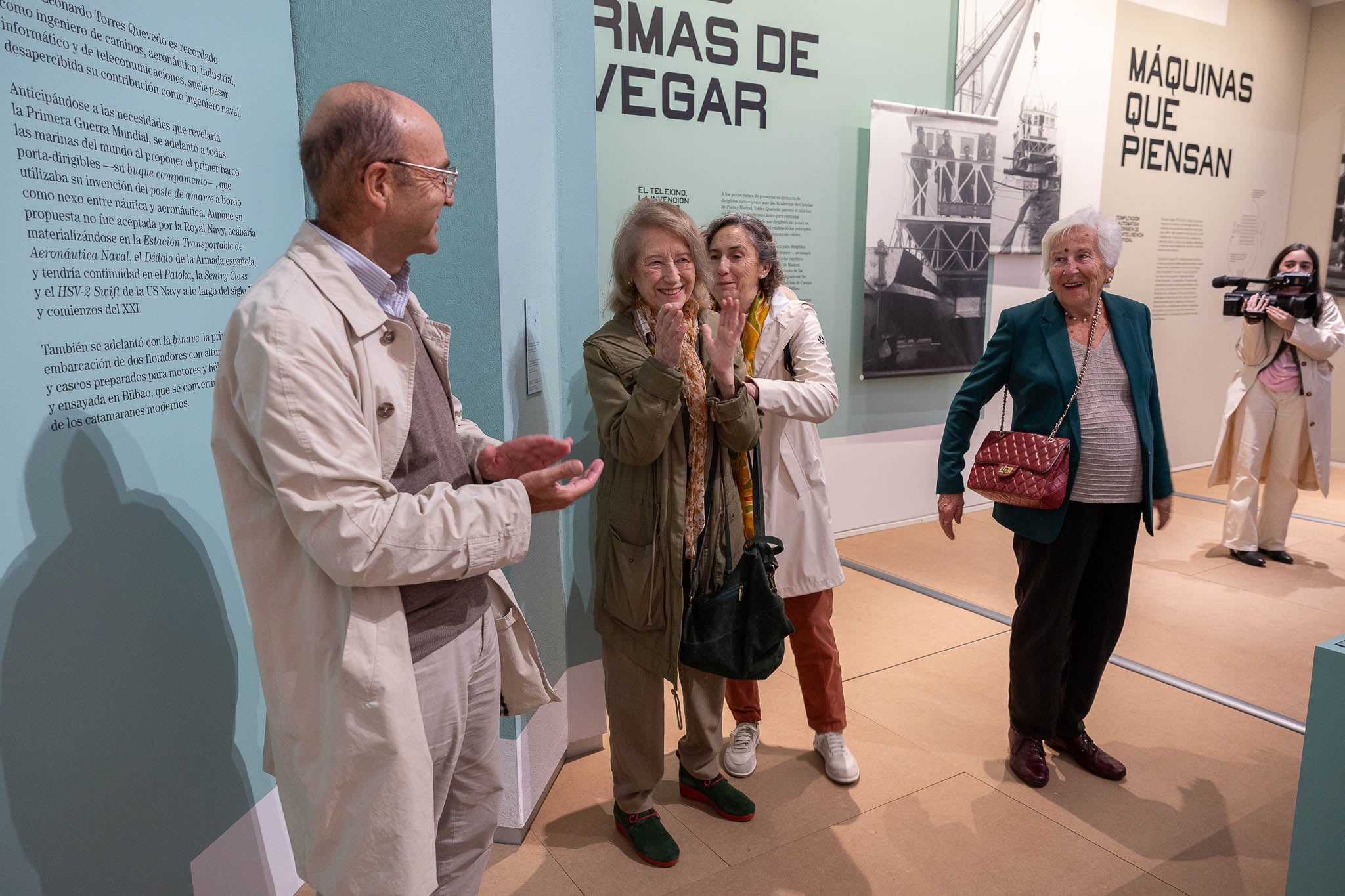 A la inauguración asistieron alguno familiares del ingeniero.