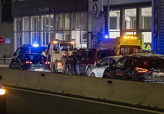 El alcance se ha saldado solo con daños materiales.