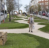 Estado de las obras en la avenida Doctor Diego Madrazo, pendientes de finalizar en su último tramo.