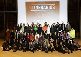 Itinerarios. Becarios y jurados se reunieron en el Centro Botín por el trigésimo aniversario.