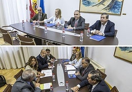 Del plantón a la reunión: El PP había convocado la reunión a las once de la mañana a sabiendas de que el PRC no acudiría porque había puesto como condición para volver a sentarse con el partido del Gobierno que este diera antes una respuesta escrita a sus seis condiciones previas. Los populares se hicieron la foto solos y, cuando ya se iban a levantar, los regionalistas aparecieron. El encuentro duró 20 minutos y acabó de la misma forma que los dos –informalmente, hubo otro más– anteriores: sin acuerdo