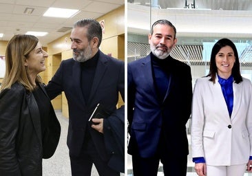 Daniel Vega se entrevistó con la presidenta de Cantabria, María José Sáenz de Buruaga, (izquierda) y la alcaldesa de Santander, Gema Igual