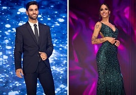 Álvaro García y Lucía Sainz, flamantes Míster y Miss RNB Cantabria, en la gala celebrada en Piélagos.