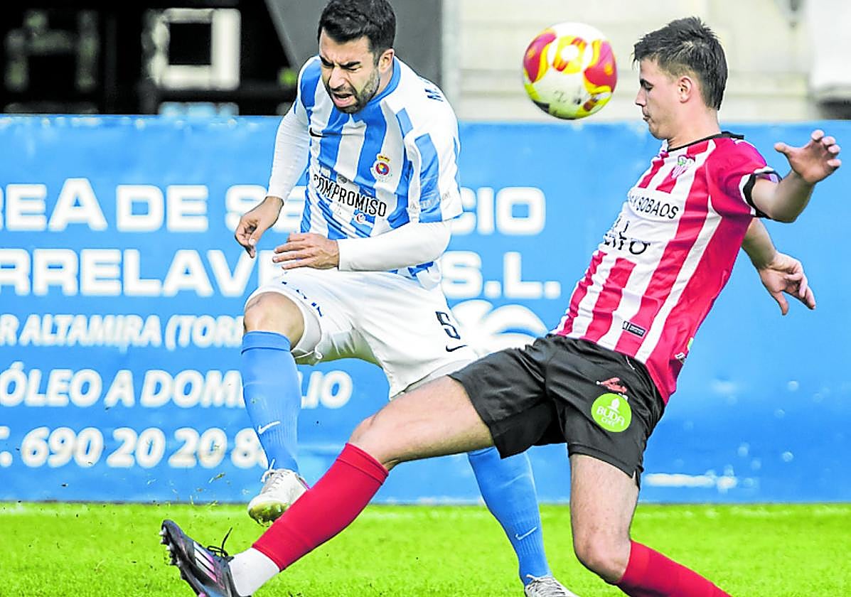 Miguel Gándara, ante el Selaya.