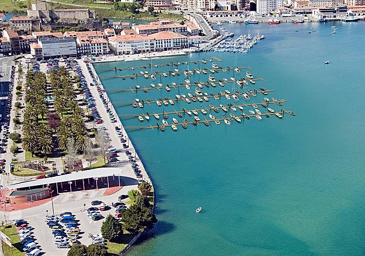 Infografía del proyecto de puerto deportivo anulado por los tribunales.