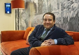 El presidente del ICO, Manuel Illueca, ayer en el Hotel Bahía.