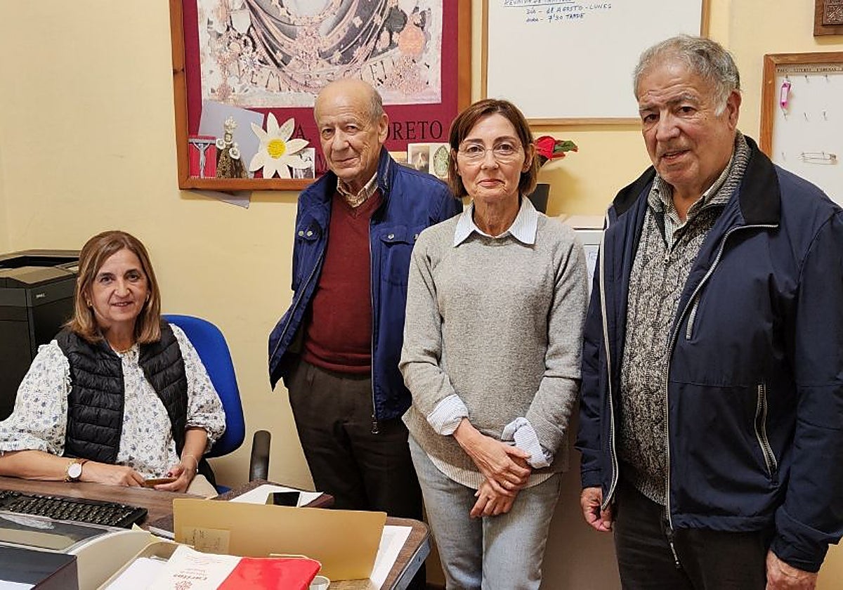 Clara Laguillo, Fernando García, Rosalía Ramos y Ramiro Pérez.