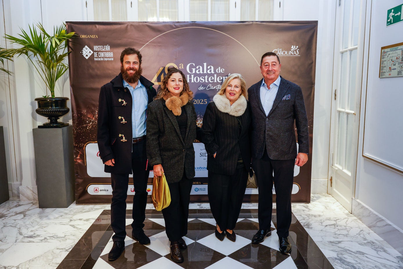 José Carlos López, Marina Guevara, Isabel Peña y Pedro Guevara.