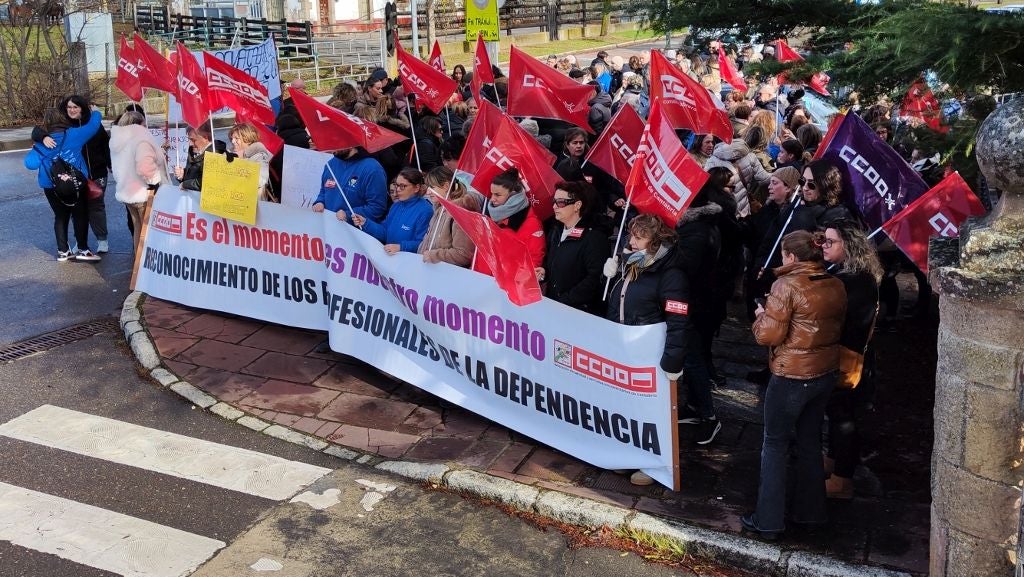 CCOO fue el sindicato convocante de la concentración en Reinosa.