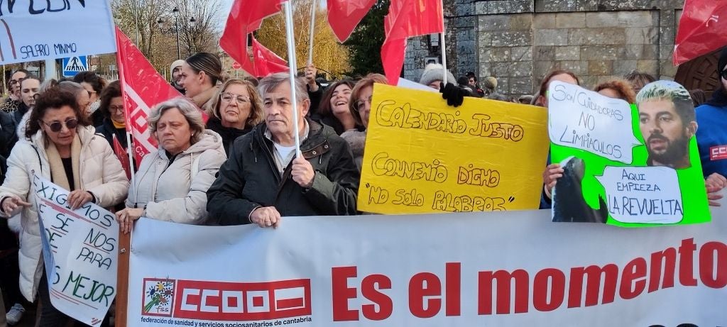 Broncano se coló en la concentración.