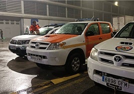 Equipos de Protección Civil de otros municipios en las fiestas patronales de Santoña.