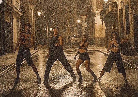 Escena de la comedia y secuela.