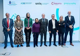 Javier Puente, Cristina Chacón, Isabel Díez, Olga Dasgoas, Eduardo Arasti, Tomás Dasgoas, Natalia alciturri y Roberto García.