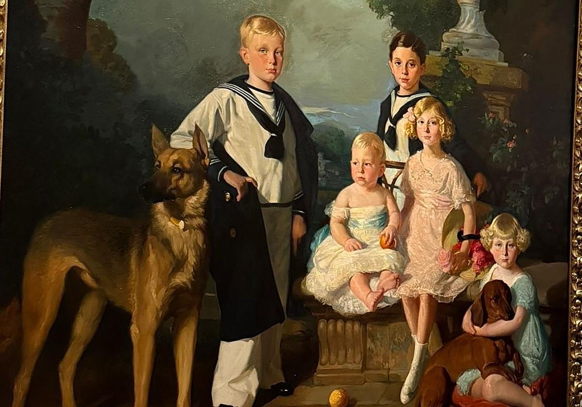 Cuadro cedido por el Ayuntamiento de Santander