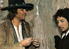 Kris Kristofferson y Bob Dylan en 'Pat Garrett y Billy el Niño'.