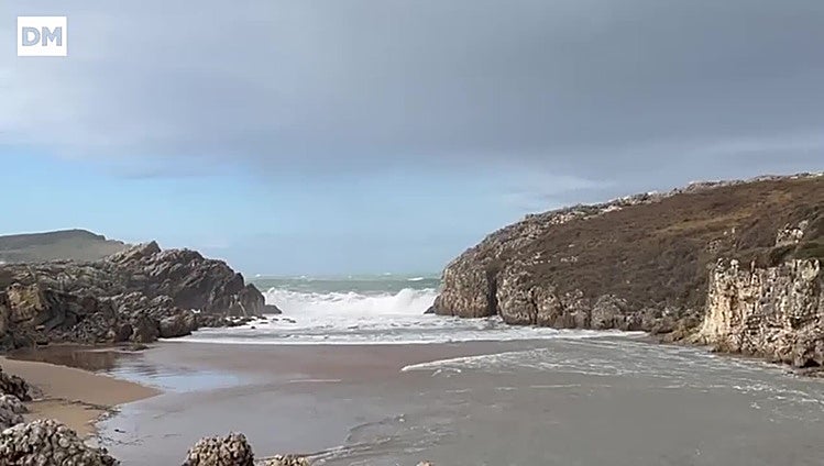 Temporal marítimo en Cantabria
