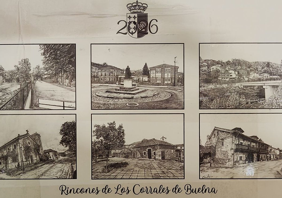 Portada del Calendario Municipal de Los Corrales para 2026.