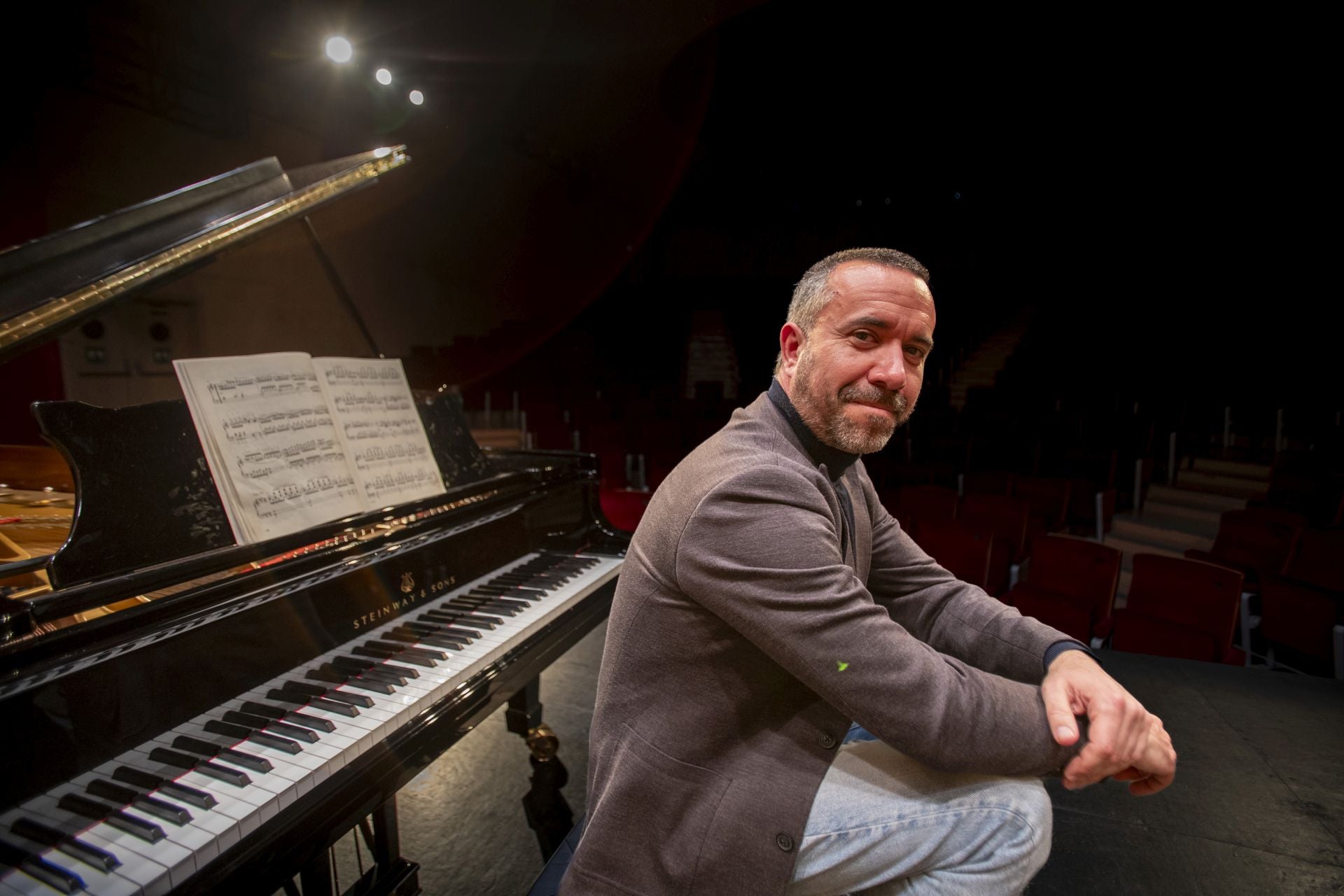 El pianista José Imhof