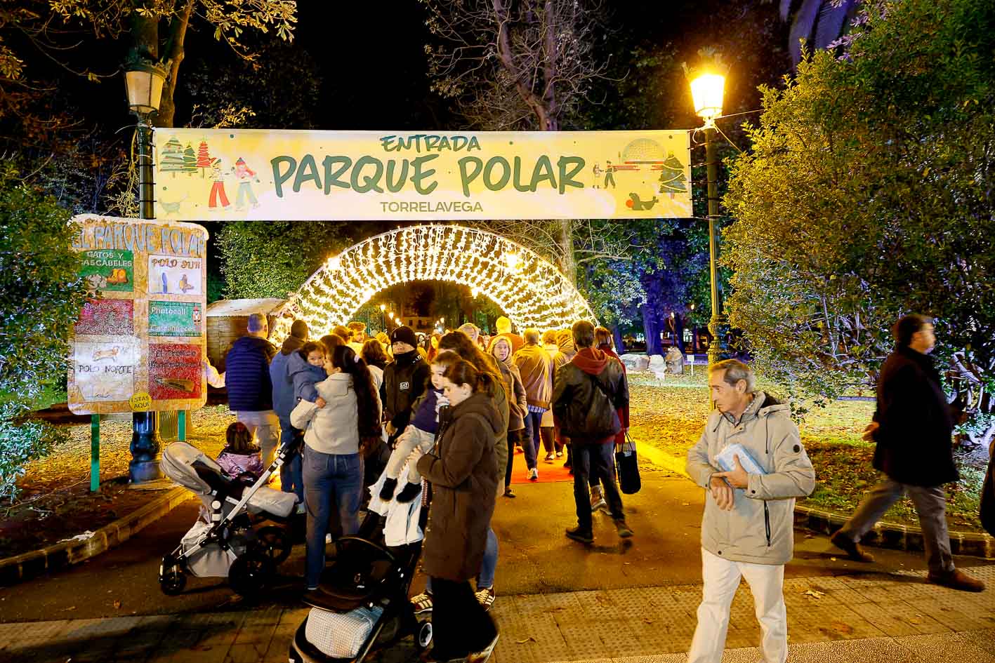 La entrada al Parque Polar.
