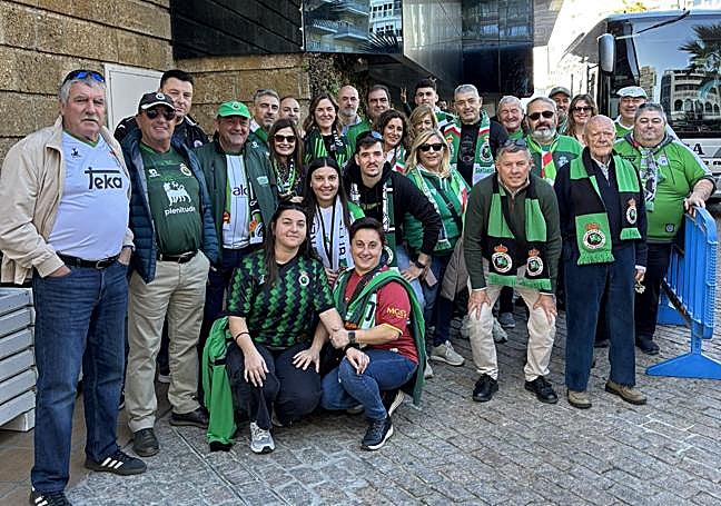 Aficionados cántabros en Cádiz.