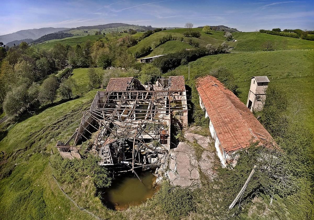 Antiguo pozo de sal en la zona de Tresano de Cabezón de la Sal.