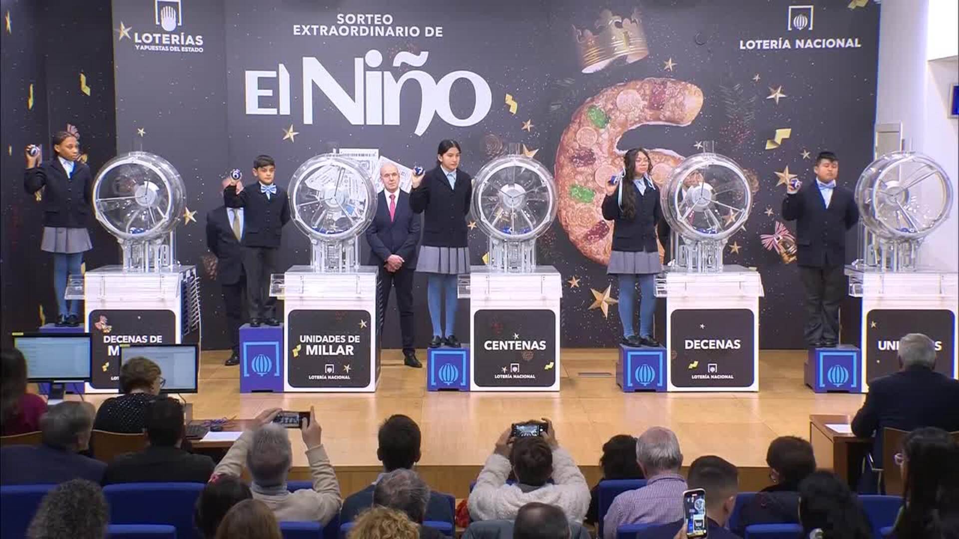 El número 06.766, segundo premio del Sorteo Extraordinario de 'El Niño'