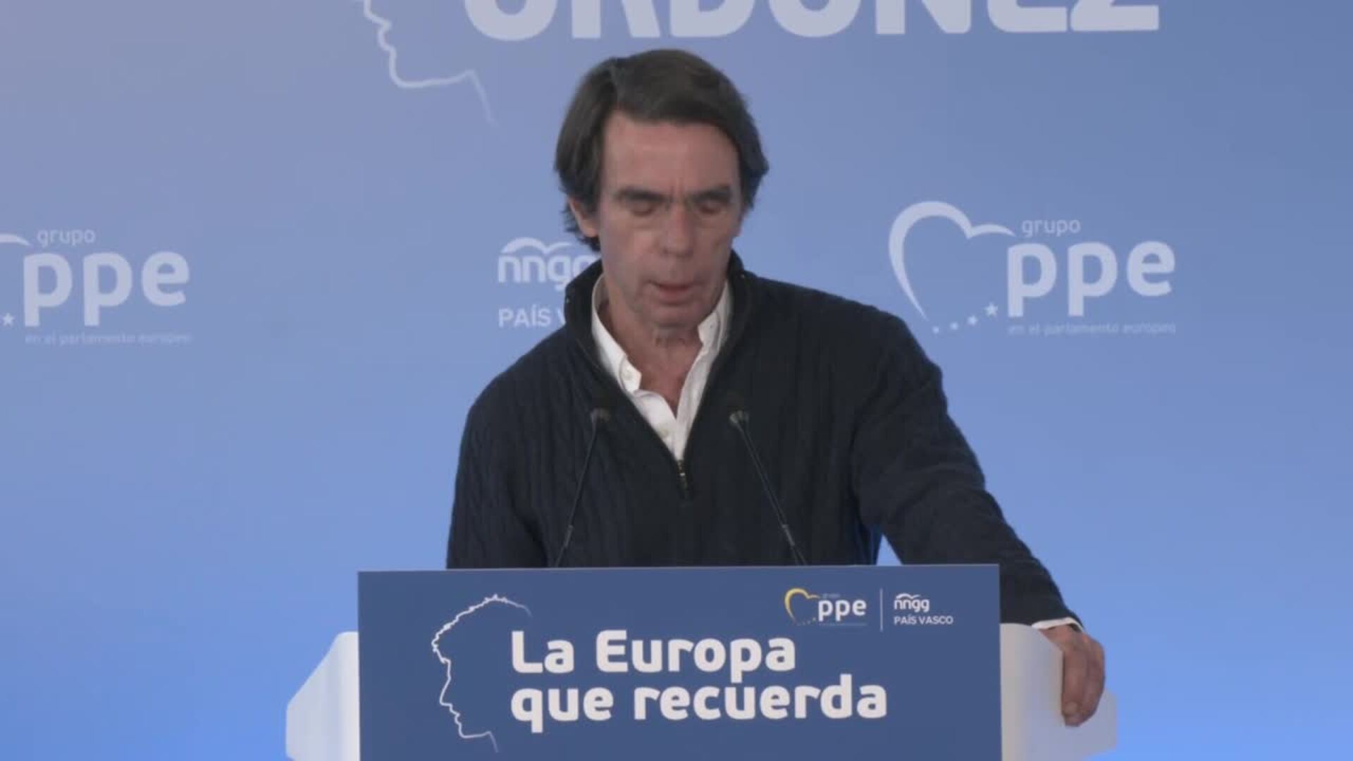 Aznar cree un deber moral "inexcusable" recordar la memoria de víctimas asesinadas por ETA